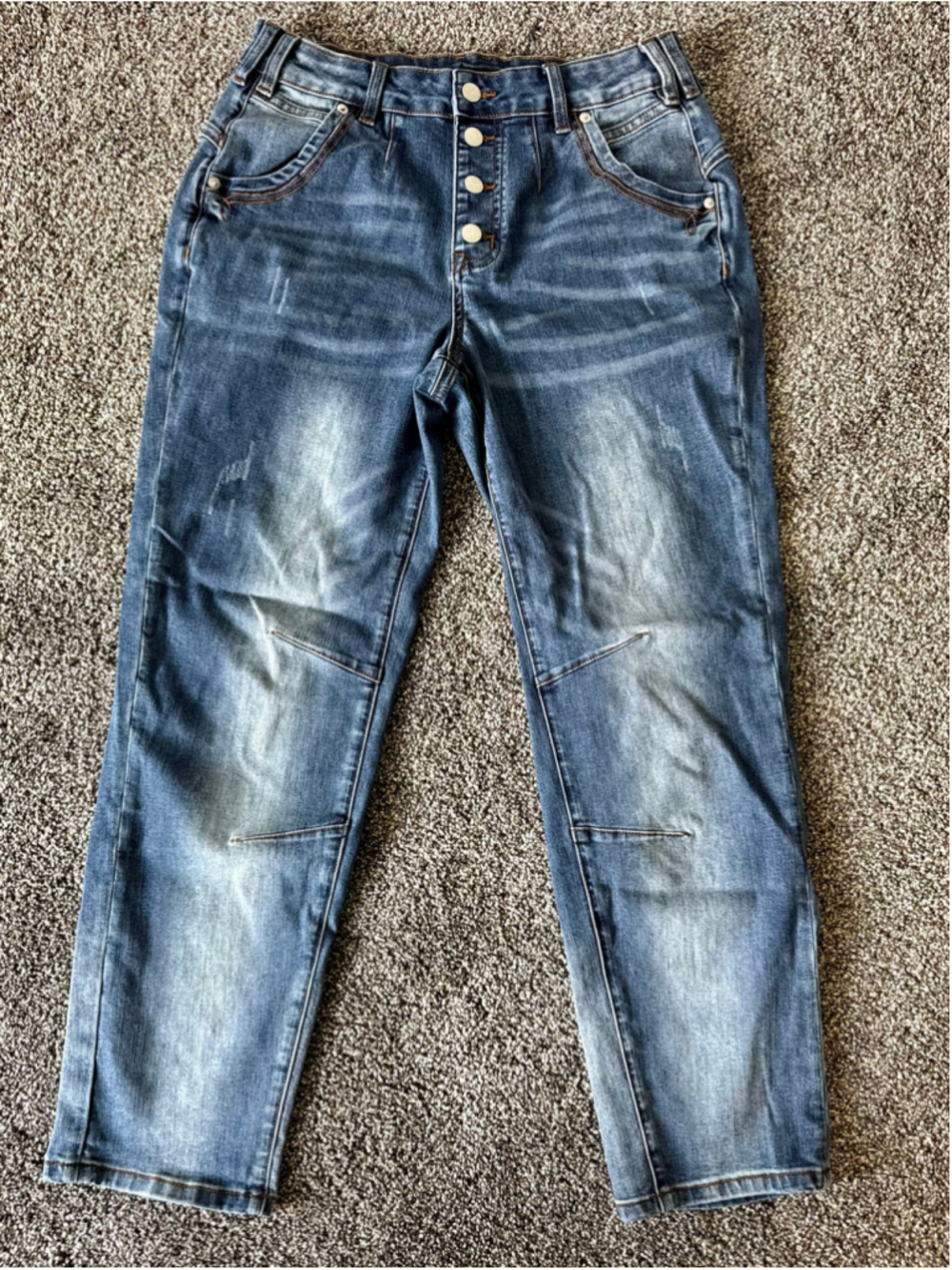 Women's FLAMINGALS Blue Ankle & Cropped Jeans M